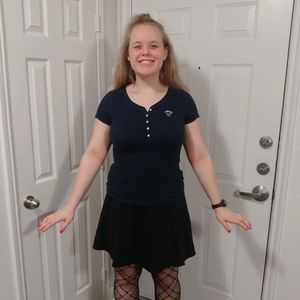 Hollister classic quarter button up